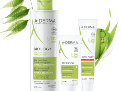 Pierre Fabre presenta Biology, la primera gama facial dermatológica y bio de A-DERMA