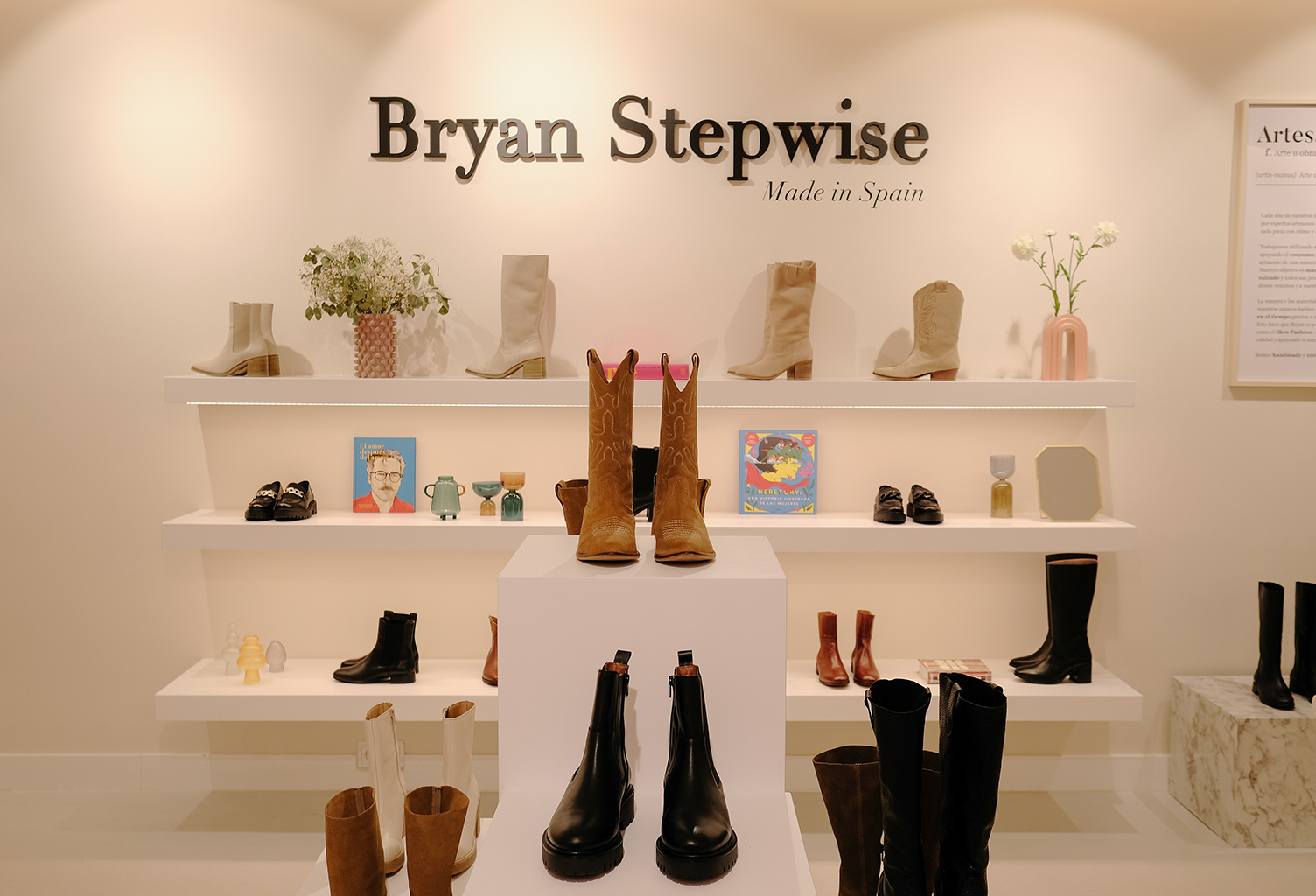 Bota cowboy piel camel JANDRA, Bryan Stepwise