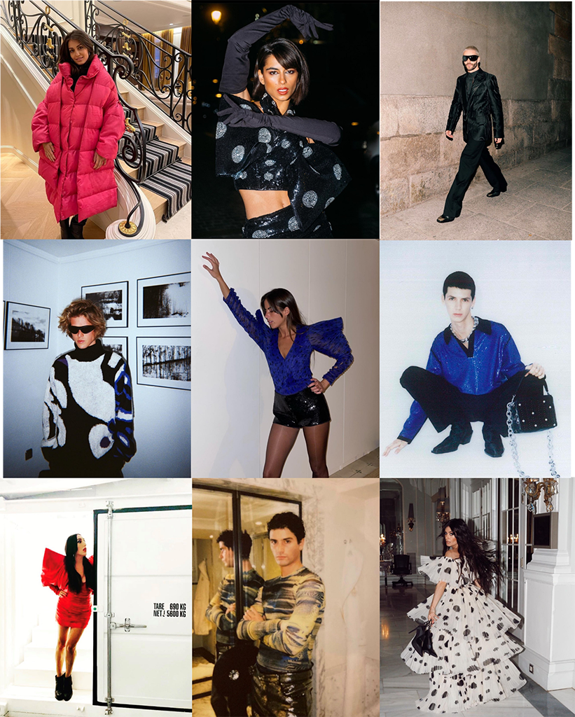 Hiba Abouk, Begoña Vargas, Pelayo Díaz, Rossy de Palma, entre otros, protagonizan los mejores looks de la colección de H&M más deseada para estas fiestas
