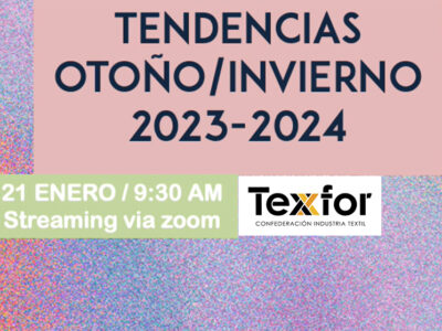 El Estudio Gloria Jover y Texfor organizan una presentación de las tendencias de moda otoño-invierno 2023-2024