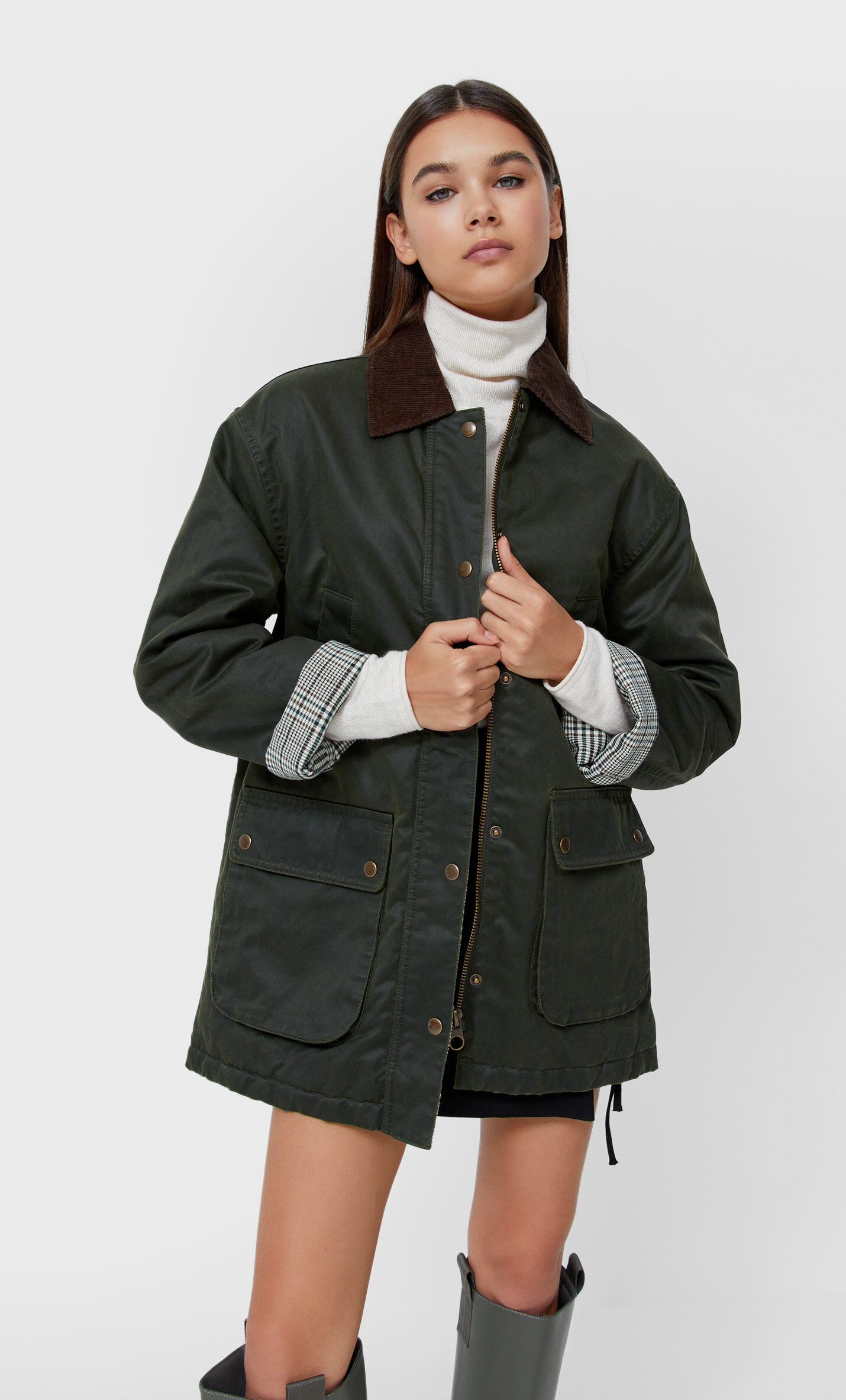 parka stradivarius