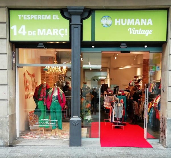 Humana abre una tienda de moda vintage de 500m2 en Ronda Universitat y suma más 20 locales en Barcelona - Ediciones Sibila