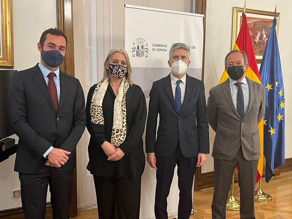 La Asociación para la Defensa de la Marca (Andema) se reúne con Fernando Grande-Marlaska, ministro del Interior