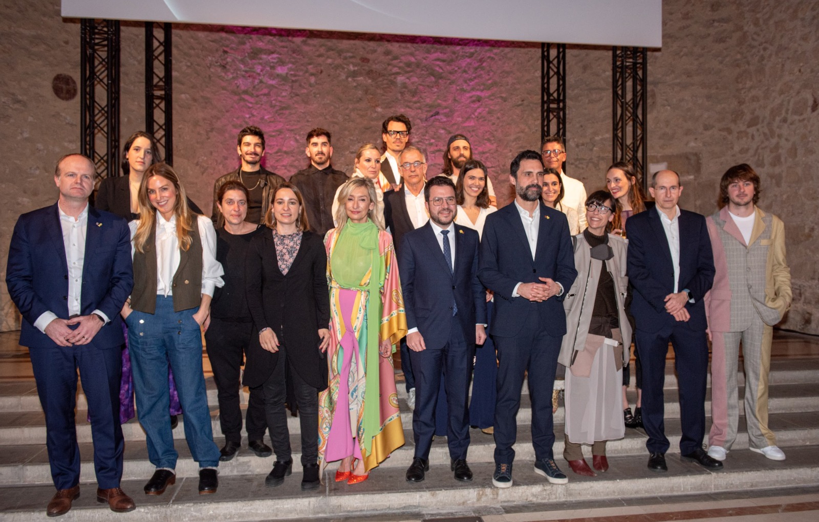 080 Barcelona Fashion se reencontró presencialmente con el sector de la moda ayer al atardecer al Convent dels Àngels