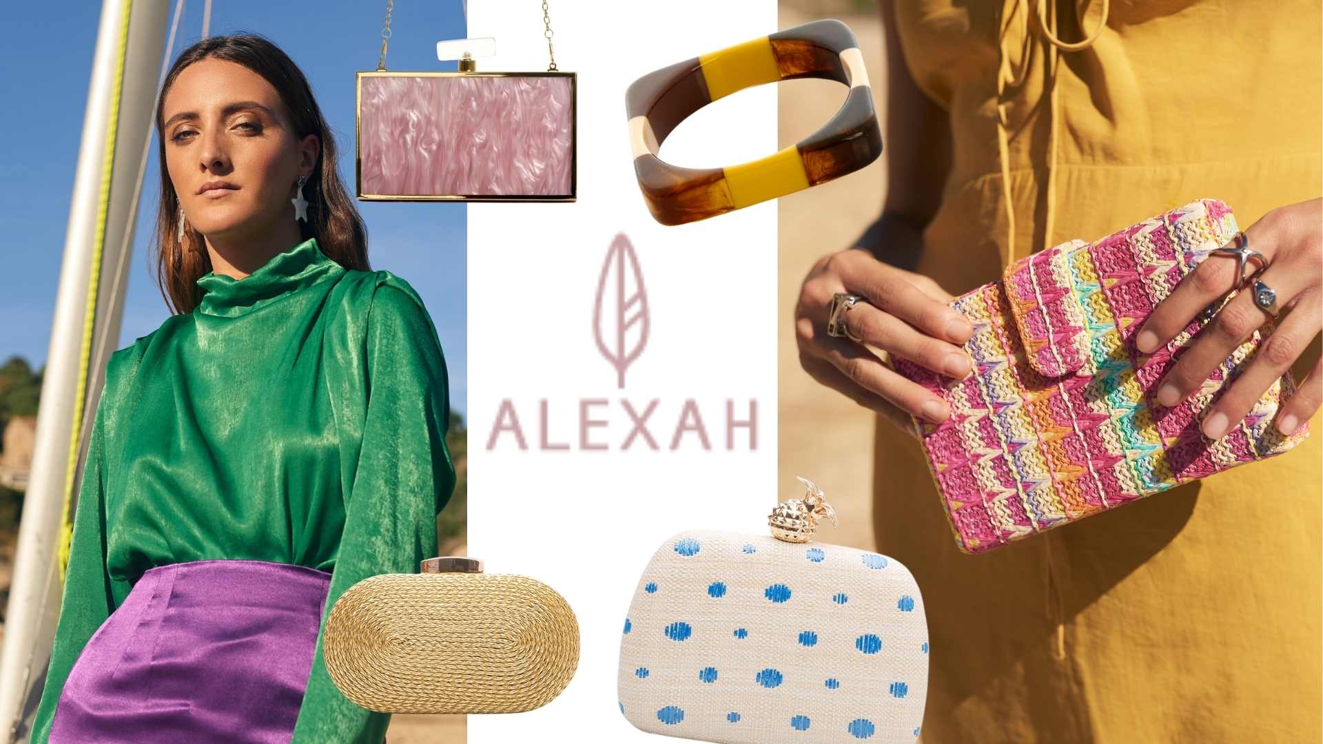 Los clutch para looks veraniegos de Alexah