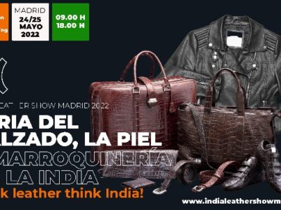 Hazte cuanto antes con tu pase profesional para la India Leather Show Madrid, del 24 al 25 de mayo