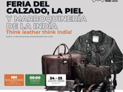 El presidente de CLE India, Sanjay Leekha; el director ejecutivo, R. Selvam Ias; y el Embajador de la India y Andorra, Sri Dinesh K. Patnaik, inaugurarán la Feria India Leather Show Madrid