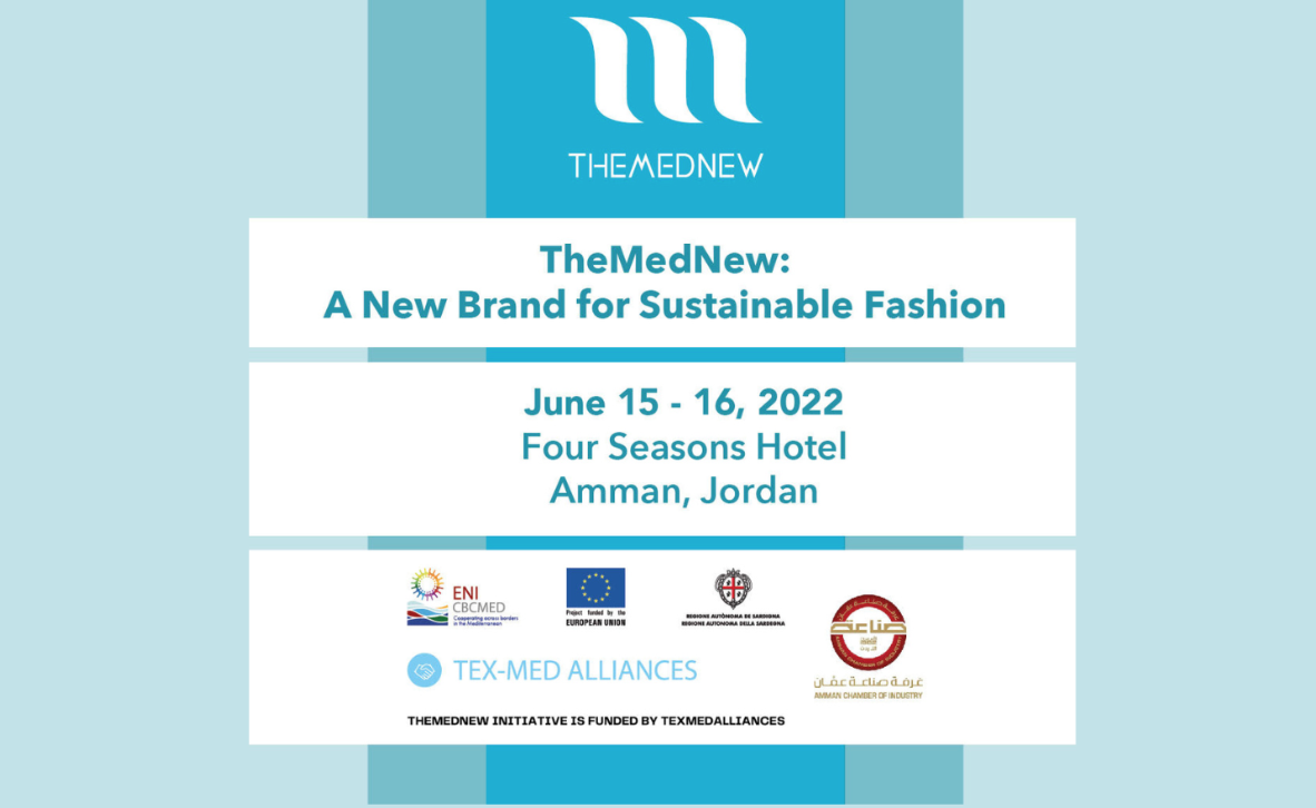 La nueva marca de moda sostenible TheMedNew desembarca en Jordania, impulsada por el proyecto financiado por la UE, TEX-MED ALLIANCES, liderado por Texfor