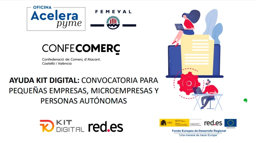 Confecomerç informa a sus comercios asociados sobre la próxima convocatoria de ayudas del Kit Digital