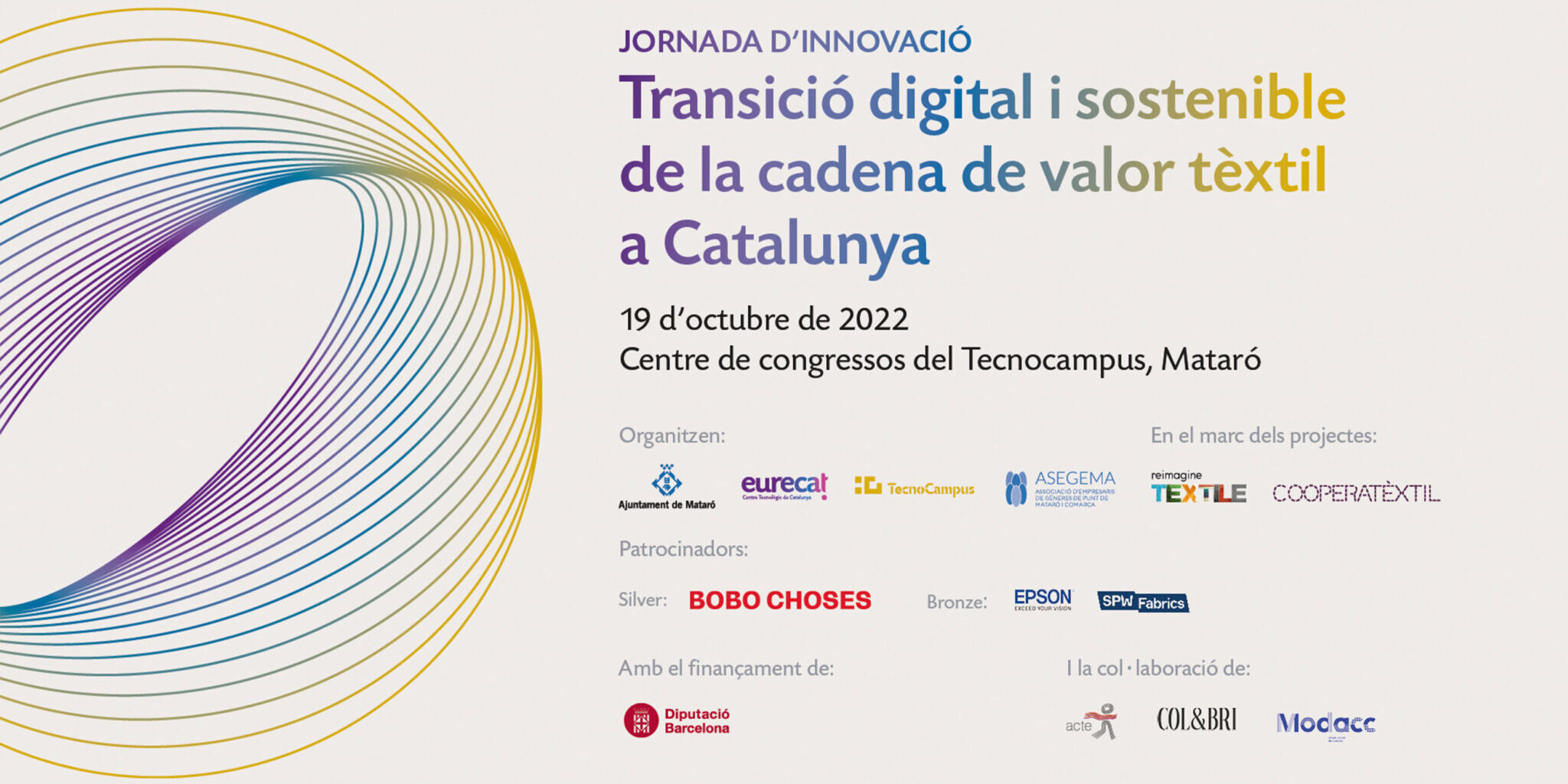 Jornada de innovación textil en Mataró: Transición Digital y Sostenible de la Cadena de Valor Textil en Cataluña
