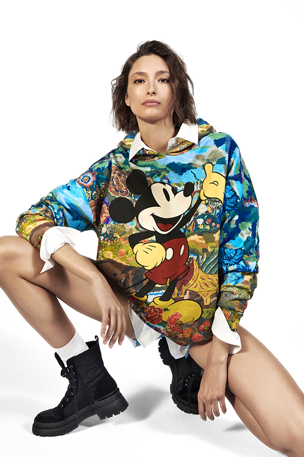  Desigual - Zapatillas deportivas para mujer, diseño de Mickey :  Ropa, Zapatos y Joyería