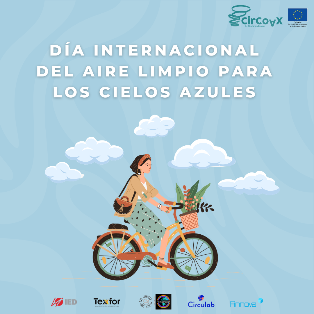 Circoax by CircularInnoBooster celebra el Día Internacional del Aire Limpio para los Cielos Azules