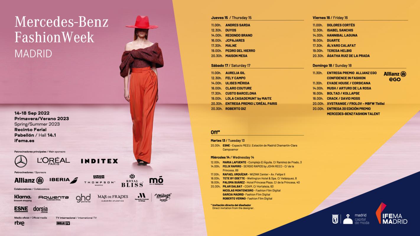 Mercedes-Benz Fashion Week Madrid (MBFWM) inicia la cuenta atrás de su 76ª edición