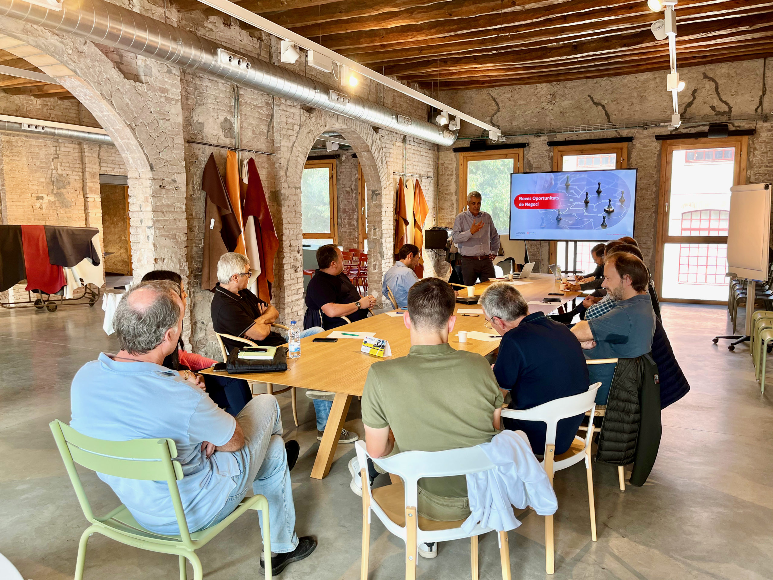 Una delegación de ACCIÓ visita Leather Cluster Barcelona