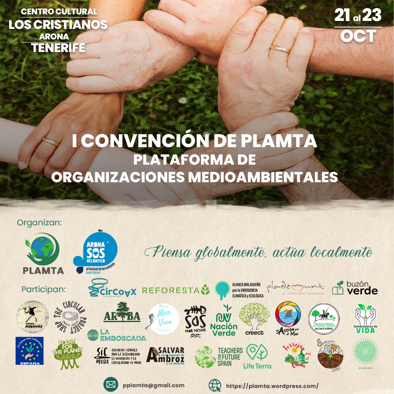 CirCoAx by CircularInnoBooster participará en la Primera Convención Nacional de la Plataforma Medioambiental Mar Tierra Aire en Arona