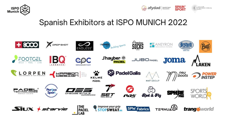 19 marcas de deporte españolas desembarcan en la Ispo Munich 2022 de la mano de Afydad