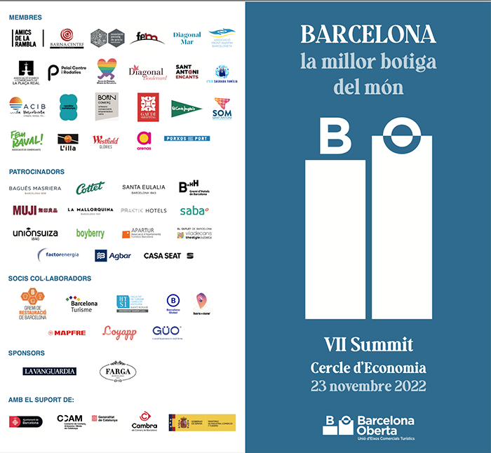 Barcelona Oberta organiza su VII Summit: 'Barcelona, la mejor tienda del mundo'