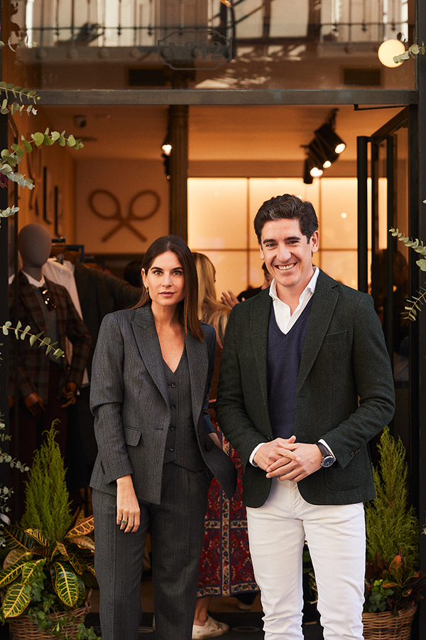 Lourdes Montes y Pablo López Inauguración tienda Silbon Woman. 2