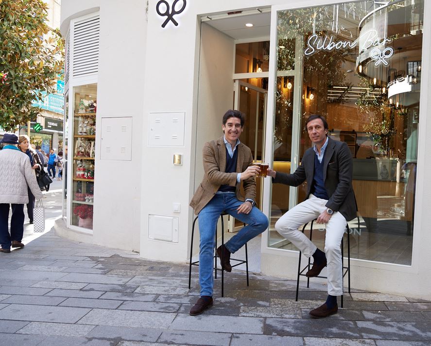 Pablo López y Juan Jurado socios de Silbon en Silbon Bar cap