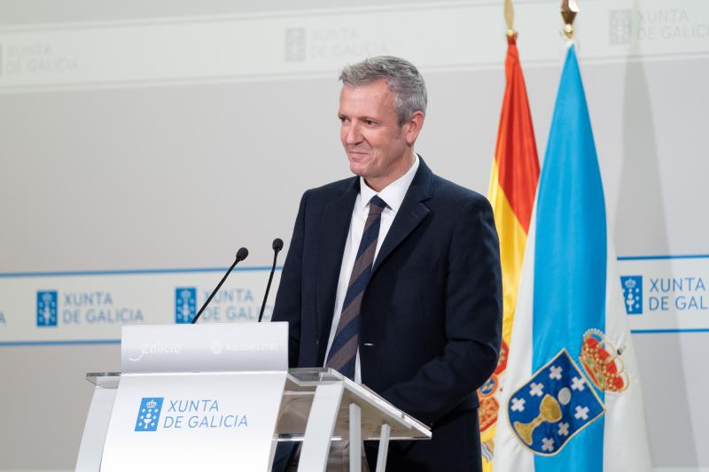 Alfonso Rueda, presidente de la Xunta de Galicia.
