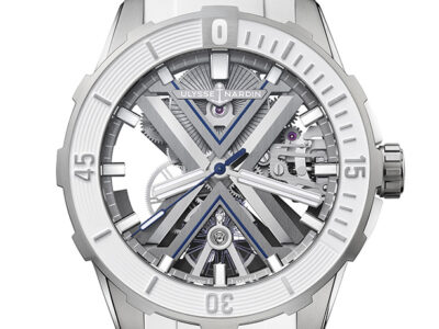 Ulysse Nardin presenta Diver x Skeleton White un reloj de buceo incomparable