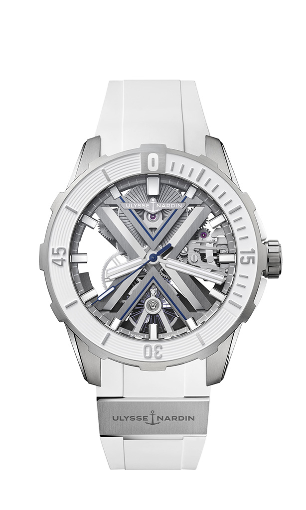 Ulysse Nardin presenta Diver x Skeleton White un reloj de buceo incomparable