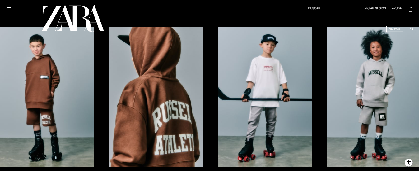 Russell Athletic presenta una colaboración con Zara Kids