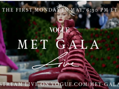 VOGUE retransmitirá la noche del 1 de mayo la alfombra roja de la MET GALA