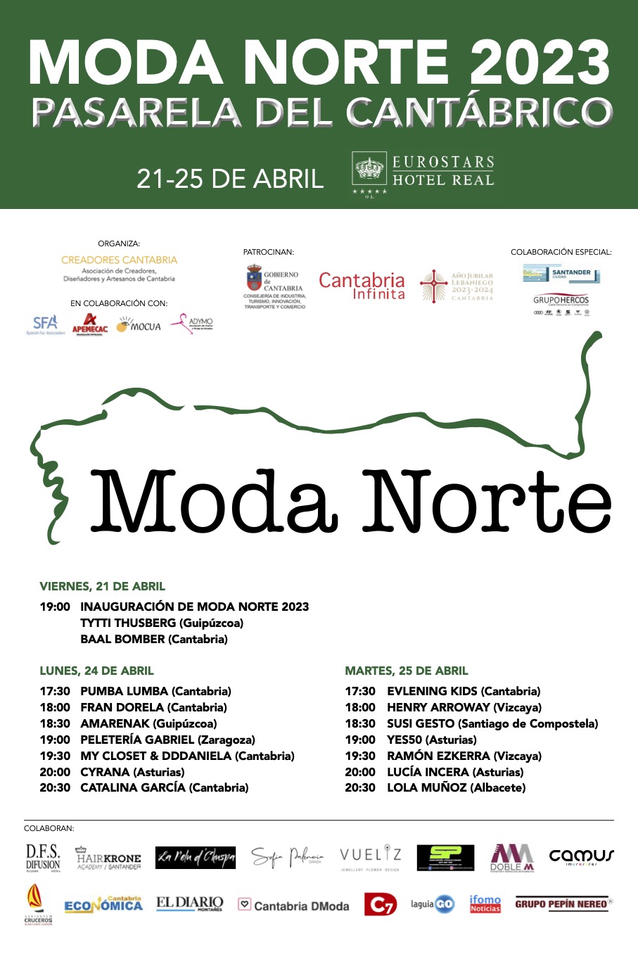 Moda Norte 2023 se celebrará del 21 al 25 de abril en el Hotel Real de Santander
