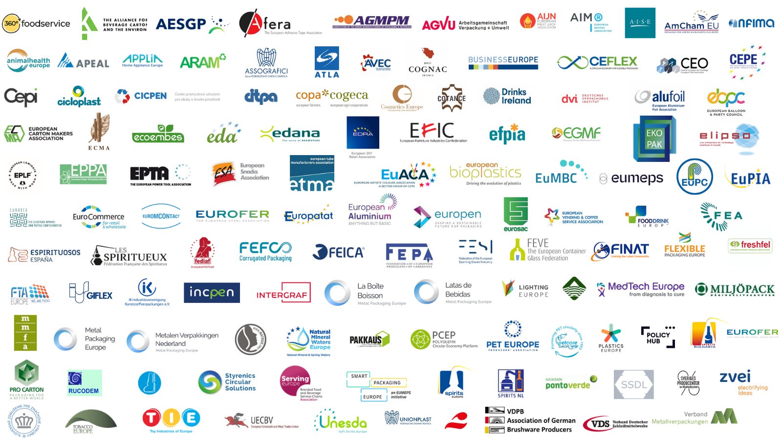 Euratex se suma al manifiesto conjunto de más de un centenar de asociaciones europeas que defienden un reglamento sobre envases y residuos de envases más coherente
