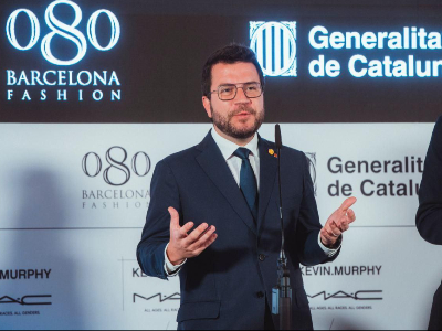 Pere Aragonés, presidente de la Generalitat de Catalunya: "El 080 Barcelona Fashion de este año hace una apuesta clara por la diversidad y la inclusión"