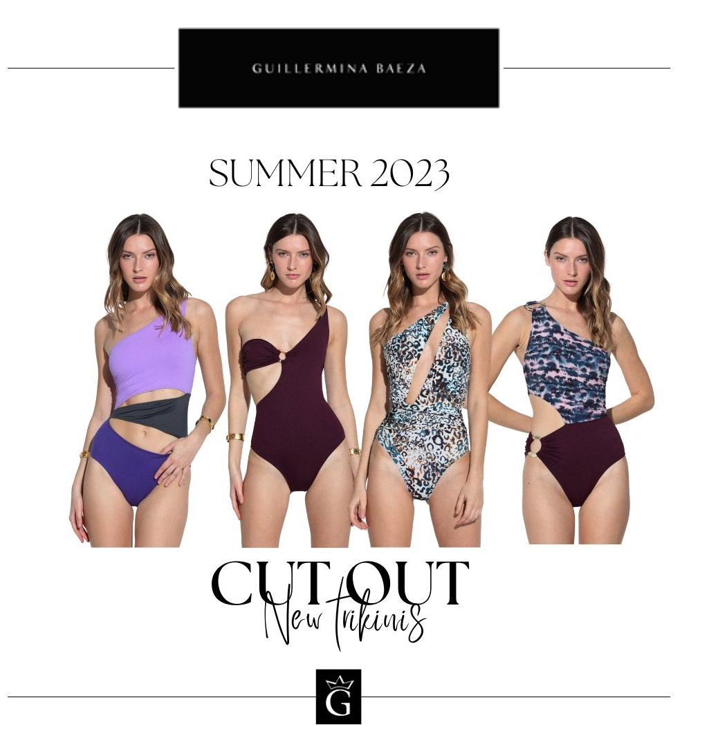 Estos son los trikinis “cut out” más emblemáticos de Guillermina Baeza para este verano