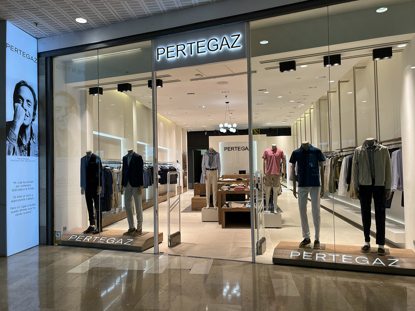 Pertegaz abre en Madrid su primera tienda de moda para hombre