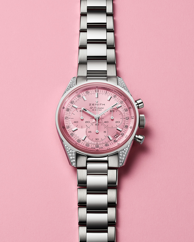 Zenith continúa su apoyo a la lucha mundial contra el cáncer de mama con el Chronomaster Original Pink "Pieza única para Susan G. Komen"