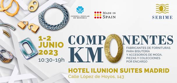 Sebime promueve el showroom COMPONENTES KM.0 los días 1 y 2 de junio en Madrid