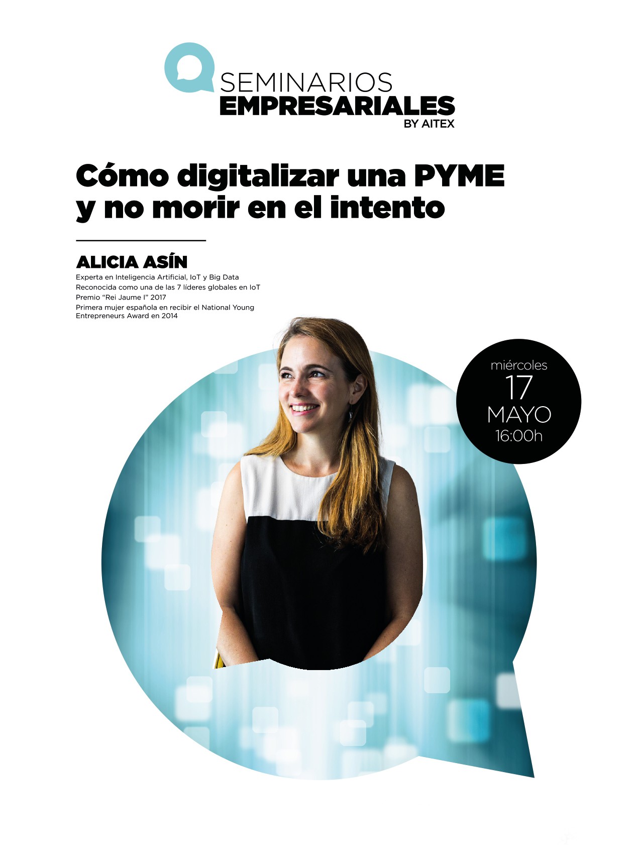 Nuevo seminario de Aitex: Cómo digitalizar una pyme y no morir en el intento