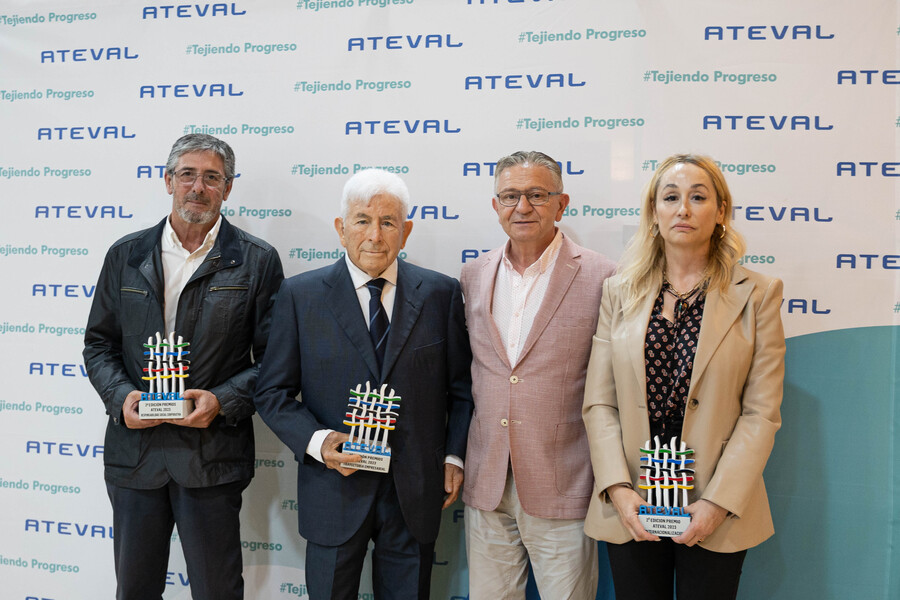 Los II Premios ATEVAL reconocen la labor de Textiles Mora y Casa Mediterránea en el progreso del textil valenciano