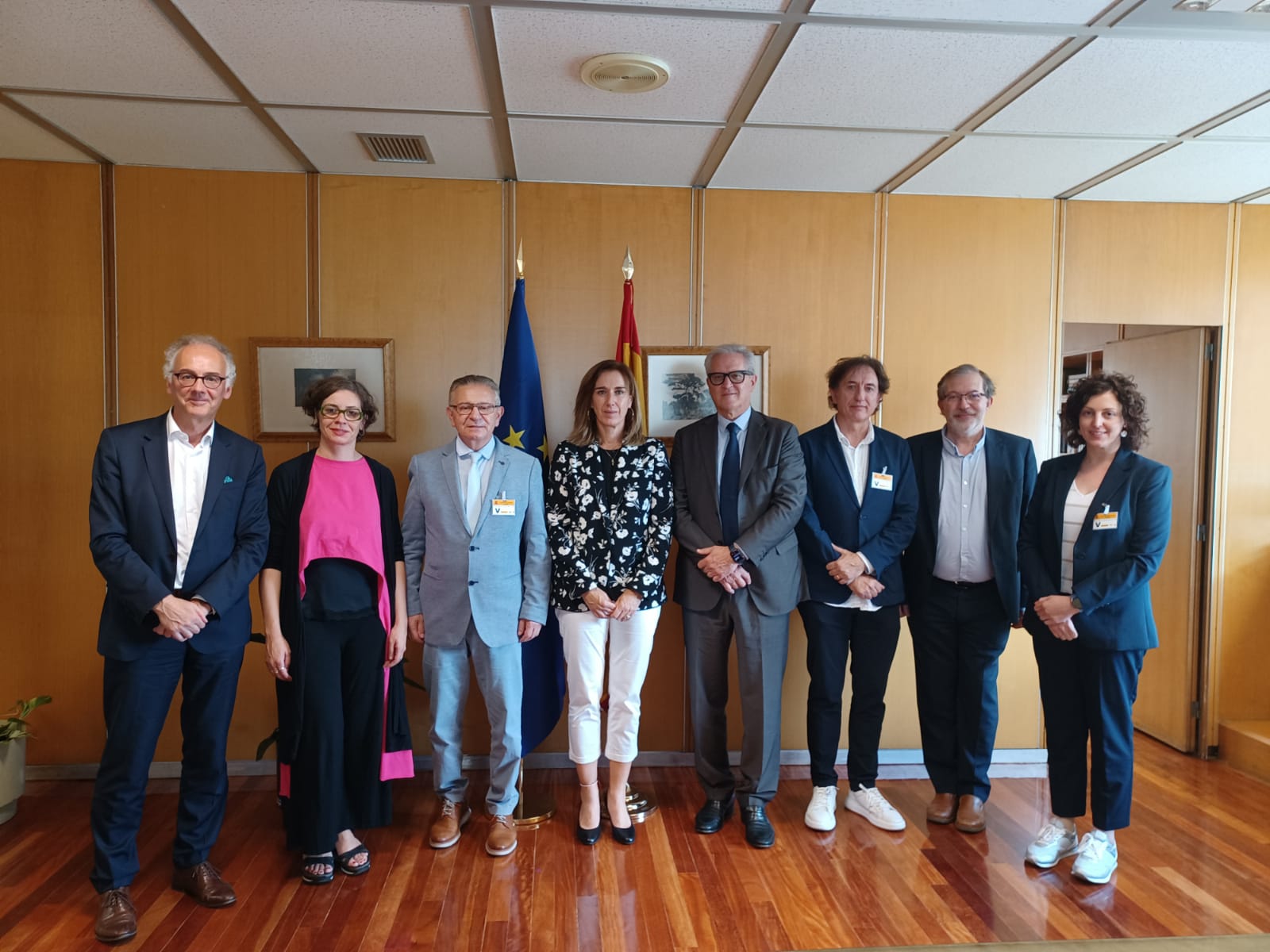 Una delegación de Euratex y del CIE plantea las prioridades del sector textil al Gobierno para seguir siendo competitivo y sostenible ante la próxima Presidencia europea de España