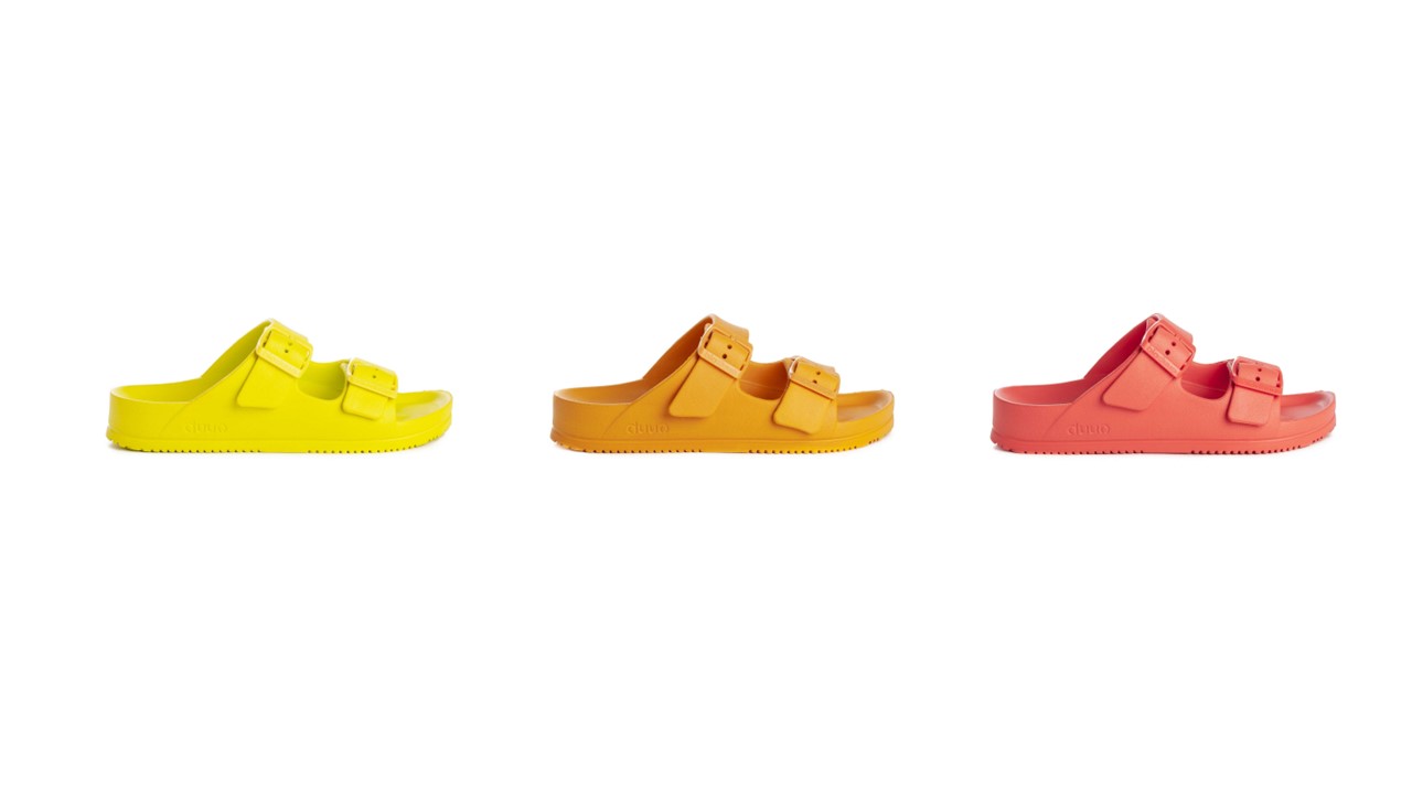 Duuo tiene las sandalias sostenibles de colores para marcar tendencia este verano