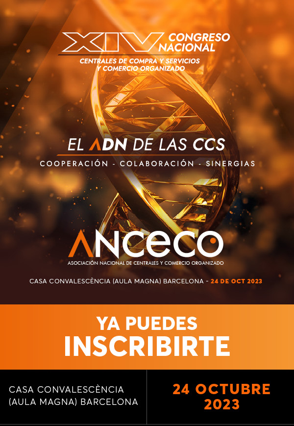 Anceco celebra su 14º Congreso Nacional de Centrales de Compra, Servicios y Comercio Organizado el 24 de octubre