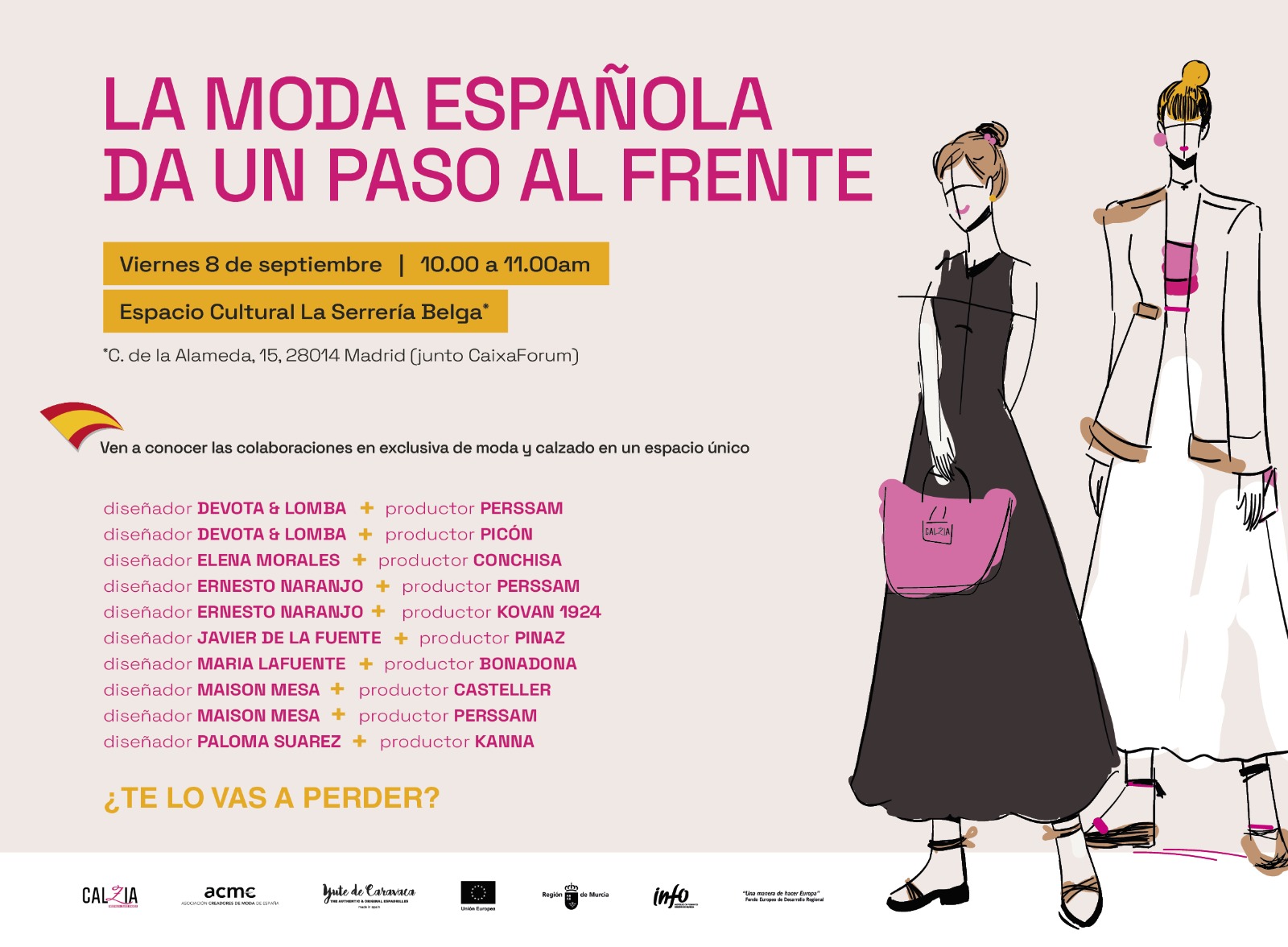 La Asociación Creadores de Moda de España (ACME) y la Consejería de  Cultura, Turismo y Deporte de la Comunidad de Madrid presentan 'Rutas por  la Moda de Autor Española en Madrid' 