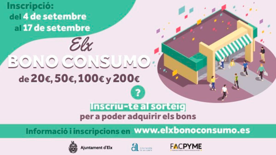 Vuelven los bonos consumo a Elche con una repercusión de, al menos, 2,4 millones de euros en el municipio