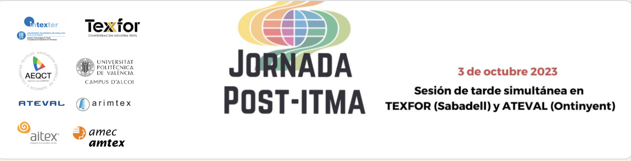 Texfor, Ateval y AEQCT organizan una Jornada Post – ITMA para profundizar en lo más innovador de la maquinaria textil