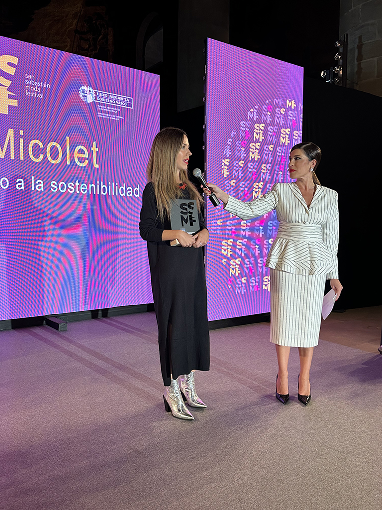 Micolet, premio a la sostenibilidad en la IV edición de los Premios de la Moda de Euskadi