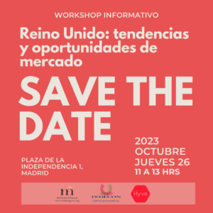 Recuerda: mañana tiene lugar el workshop informativo de Fedecon “Reino Unido: tendencias y oportunidades de mercado”