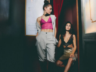 Black Limba: Lencería fucsia y negra para despedir el año