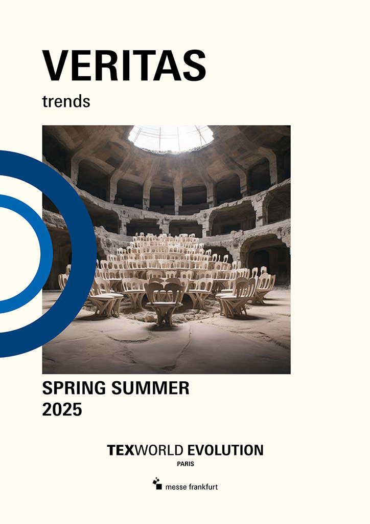 "Veritas", el libro de tendencias para la temporada Primavera-Verano 2025, analiza un mundo en el que cada individuo defiende "su" verdad