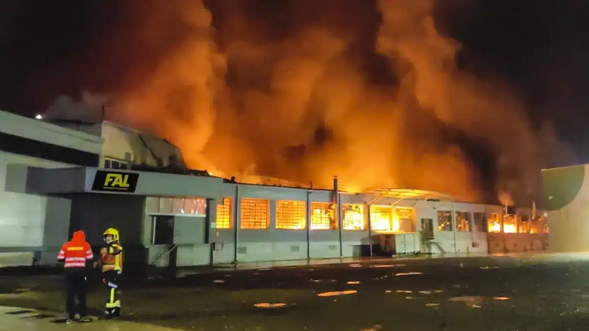 Comunicado oficial en relación al incendio de la fábrica de Calzados Fal-Chiruca y Fal Calzados de Seguridad