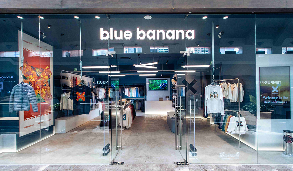 Blue Banana lleva su X hasta el corazón de México con su primera tienda física fuera de España