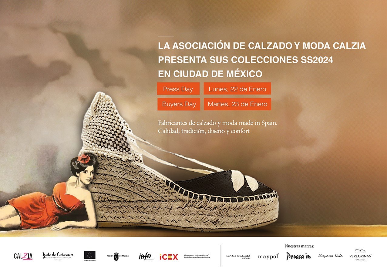 CALZIA inicia su 'road fair' de este año llevando a 16 marcas de calzado y moda de la Región de Murcia en busca de nuevos clientes por Italia y México